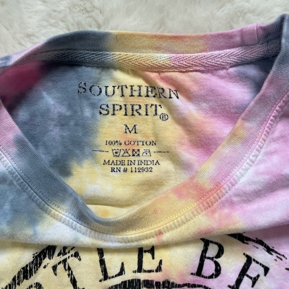 🌻3/$15 Myrtle Beach Tye Dye Cropped Long Sleeve - Picture 3 of 3